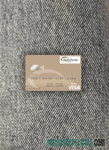 San Marino Banca Parceiro Visa Cartão de Débito Photolook Front amostra